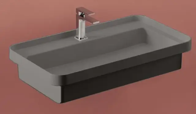 Раковина Art Ceram FUORI SCALA TFL035.15;00 grigio oliva opaco