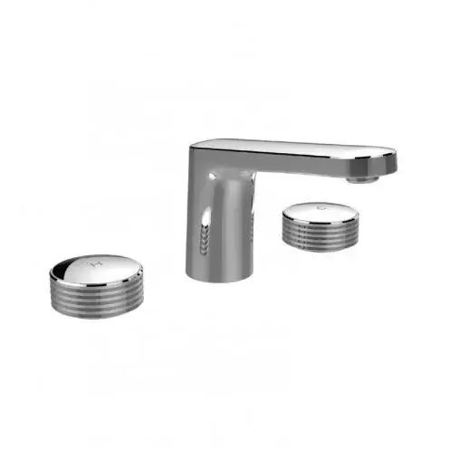 Смеситель для раковины Carlo Frattini Texture collection F5601HCR+C22L хром / белый матовый