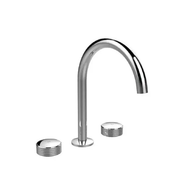 Смеситель для раковины Carlo Frattini Texture collection F5611VCR+C24N хром / мрамор белый