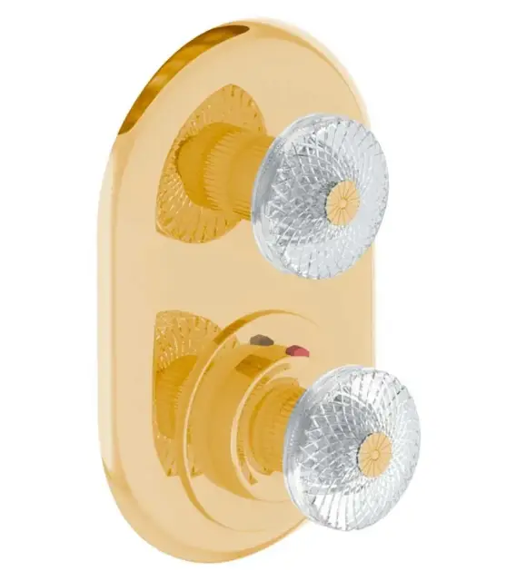 Смеситель для душа Cristal&Bronze CYGNE FLAMANT C46-D1-2R21 золото