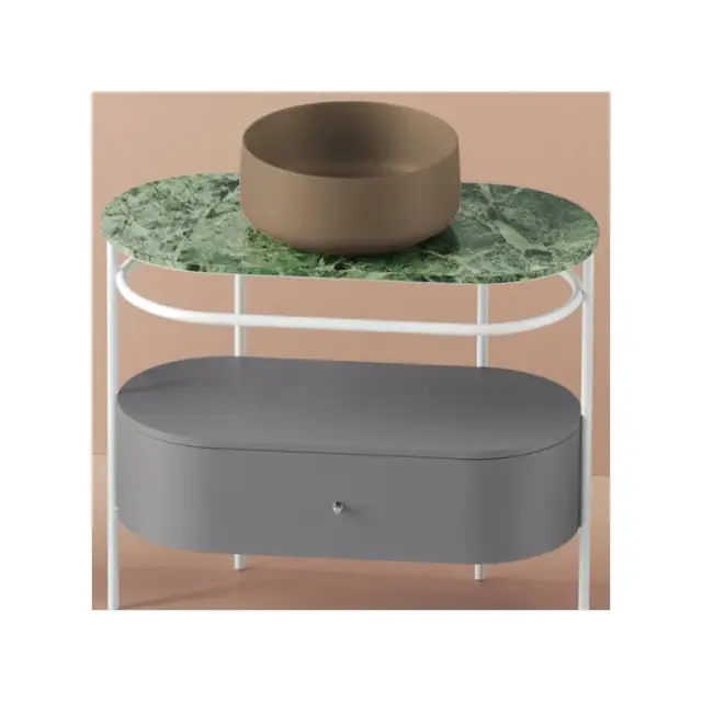 Тумба для ванной комнаты Art Ceram FLAIR 4.0 ACM038.52 platino (RAL7036)