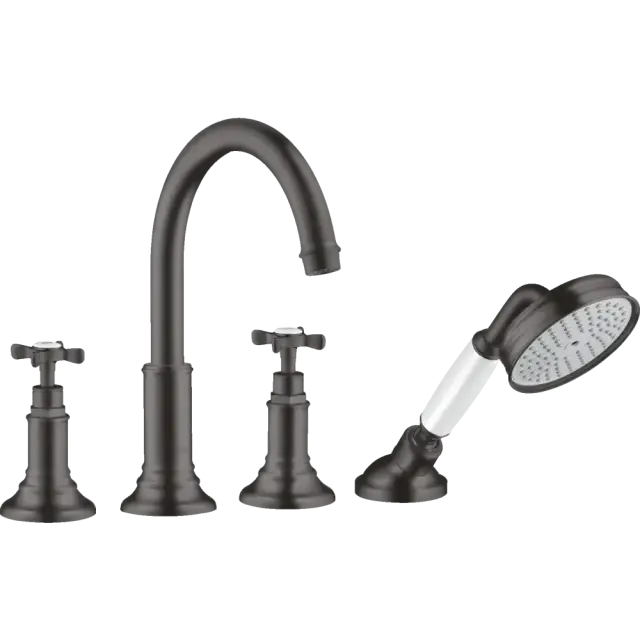 Смеситель для ванны AXOR Montreux 16544340 цвет-шлифованный черный хром