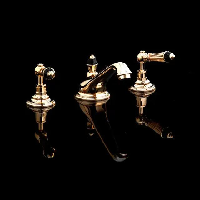 Смеситель для раковины Devon&Devon Black Diamond BLD76OT светлое золото