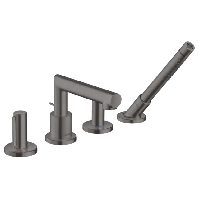 Смеситель для ванны AXOR Uno 45444340 цвет-шлифованный черный хром