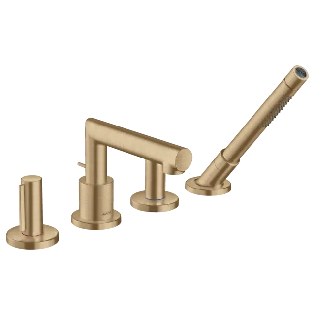 Смеситель для ванны AXOR Uno 45444140 цвет-шлифованная бронза