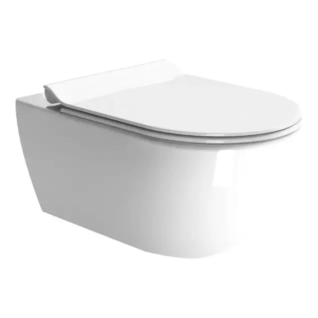 Унитаз GSI Pura 8815FR211 белый блестящий