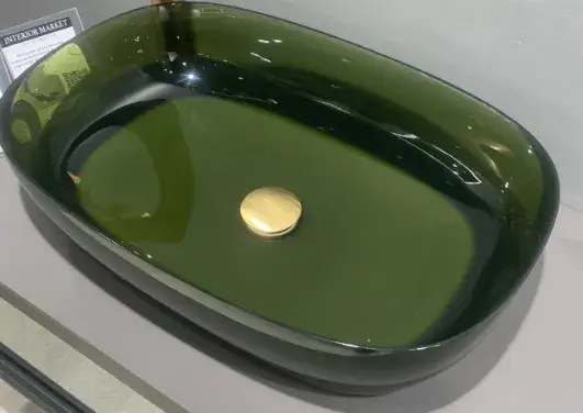 Раковина Antonio Lupi CRISTALMOOD SENSOC Cristalmood Oleo, хром