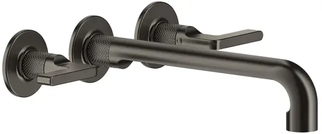 Смеситель для раковины Gessi INCISO 58092#707 цвет-Black Metal Brushed PVD