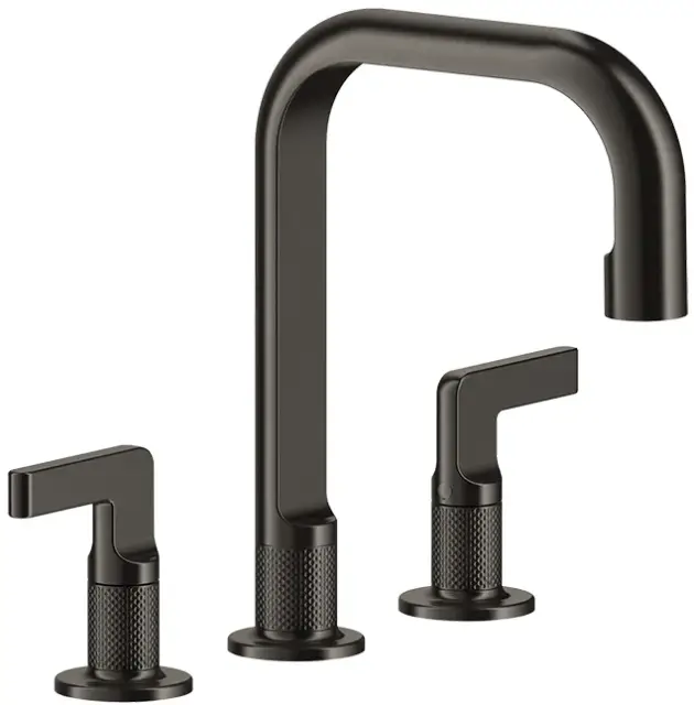 Смеситель для раковины Gessi INCISO 58013#707 цвет-Black Metal Brushed PVD