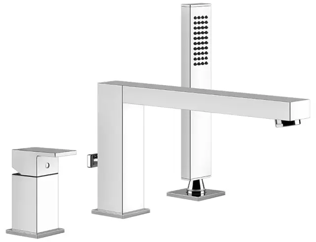 Смеситель для ванны Gessi Rettangolo 20037#031 хром