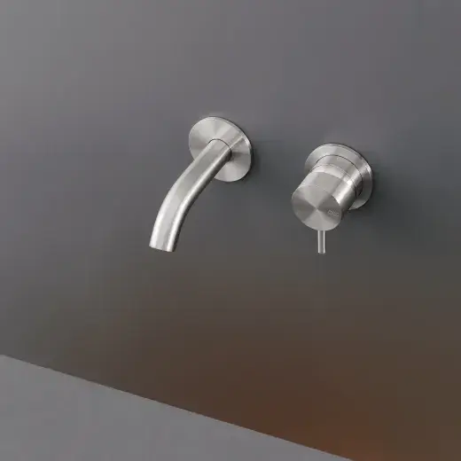 Смеситель для раковины CEA Milo MIL34S сталь матовая