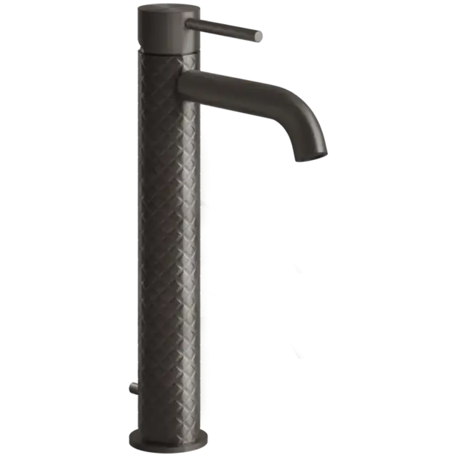 Смеситель для раковины Gessi INTRECCIO 54104#707 цвет-Black Metal Brushed PVD