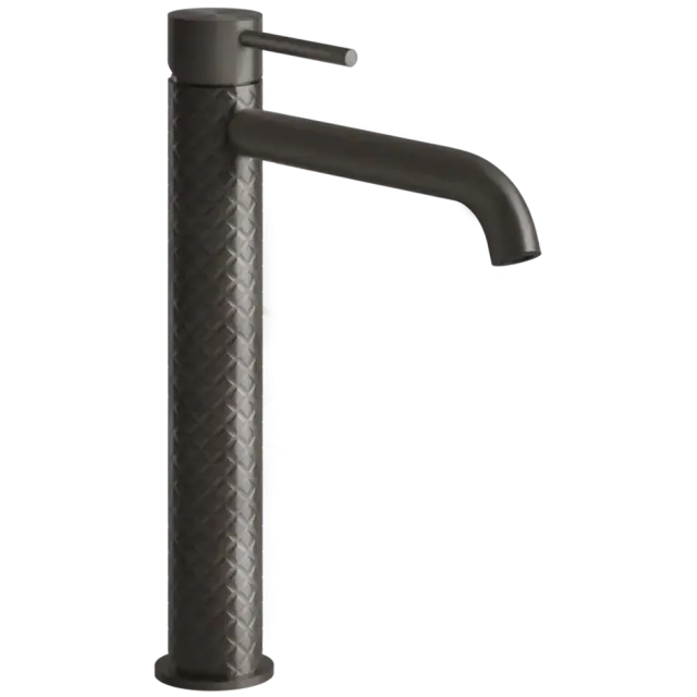 Смеситель для раковины Gessi INTRECCIO 54106#707 цвет-Black Metal Brushed PVD