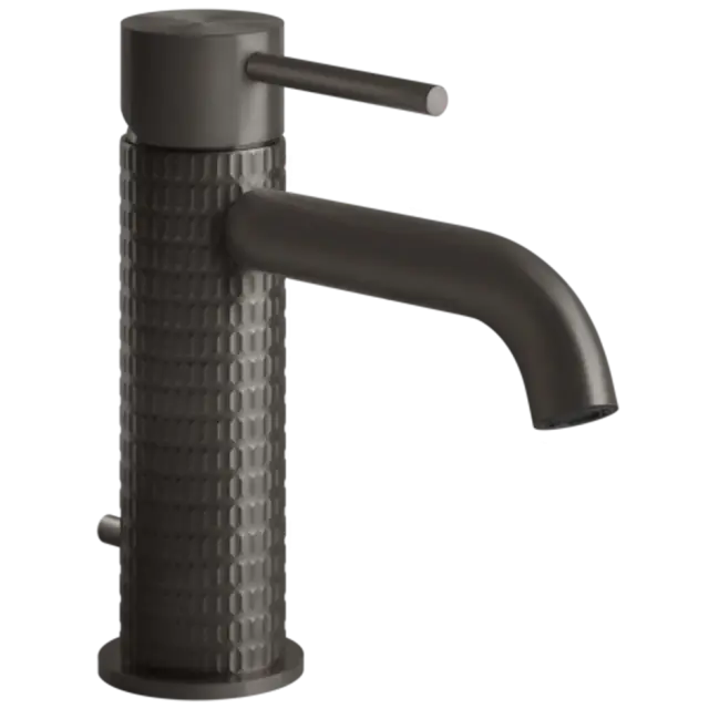 Смеситель для раковины Gessi MECCANICA 54201#707 цвет-Black Metal Brushed PVD