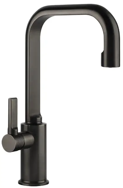 Смеситель для раковины Gessi INCISO 58006#707 цвет-Black Metal Brushed PVD