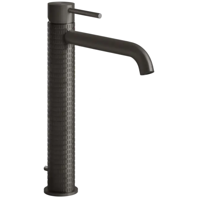 Смеситель для раковины Gessi MECCANICA 54203#707 цвет-Black Metal Brushed PVD