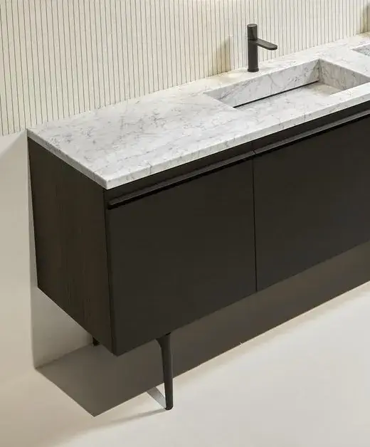 Тумба для ванной комнаты Antonio Lupi BORDERLINE RAB254+LED_IN NOCE CANALETTO