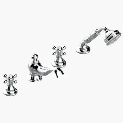 Смеситель для ванны THG BROADWAY A52.A02.112BG хром