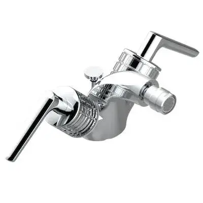 Смеситель для биде THG SYSTEM CRYSTAL WITH LEVER G9K.A02.3202 хром