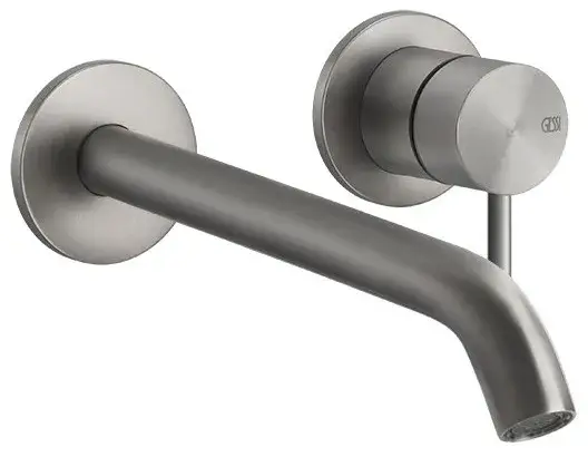 Смеситель для раковины Gessi GESSI316 54083#239 сталь брашированная