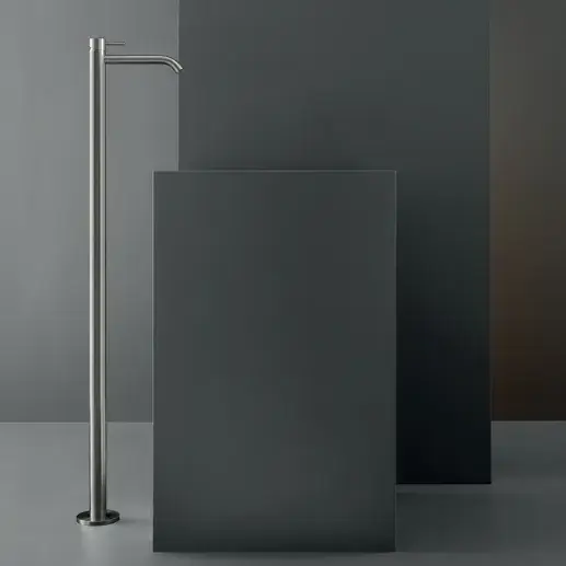 Смеситель для раковины CEA Milo MIL20S+INC01 сталь матовая