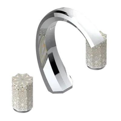 Смеситель для раковины THG NIHAL IVORY PORCELAIN U2N.A02.151M хром