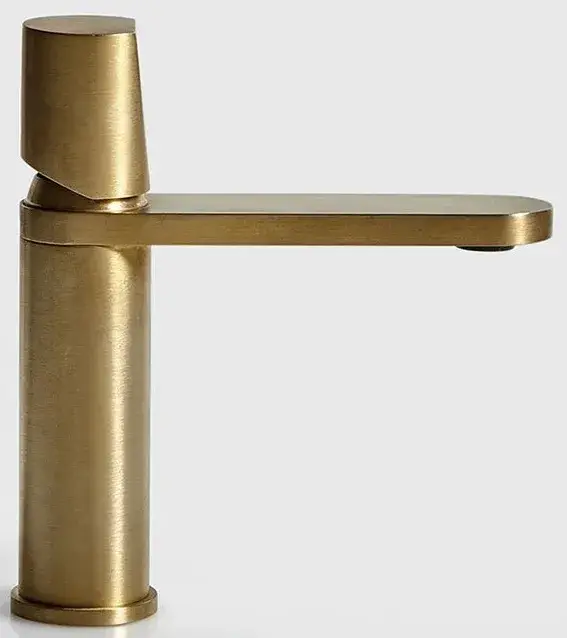 Смеситель для раковины Antonio Lupi Indigo ND301OS Ottone satinato naturale