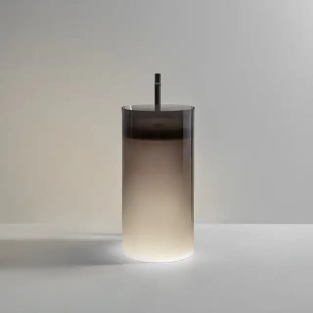 Раковина Antonio Lupi Breeze BREEZEW CRISTALMOOD FUME, дон.клапан черный матовый