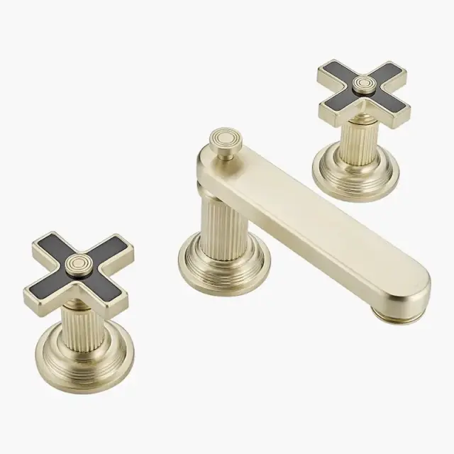 Смеситель для раковины THG GRAND CENTRAL U9K.F01.172+U95.F01.35*2+G00.A00.68*2 золото