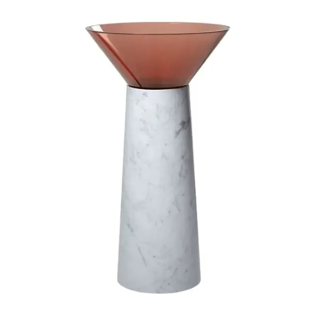 Раковина Antonio Lupi ALBUME ALBUME11+ALBUME21 пьедестал-MARMO BIANCO CARRARA