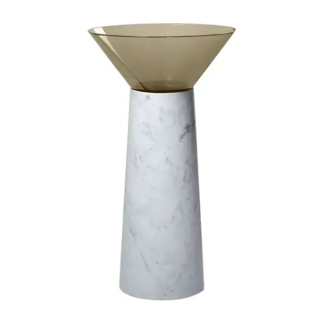 Раковина Antonio Lupi ALBUME ALBUME11+ALBUME21 пьедестал-MARMO BIANCO CARRARA