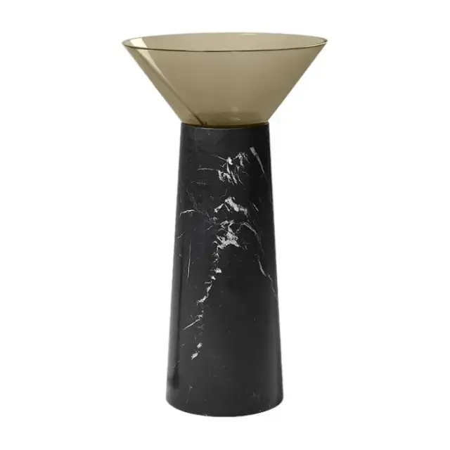 Раковина Antonio Lupi ALBUME ALBUME11+ALBUME21 пьедестал-MARMO NERO MARQUINIA