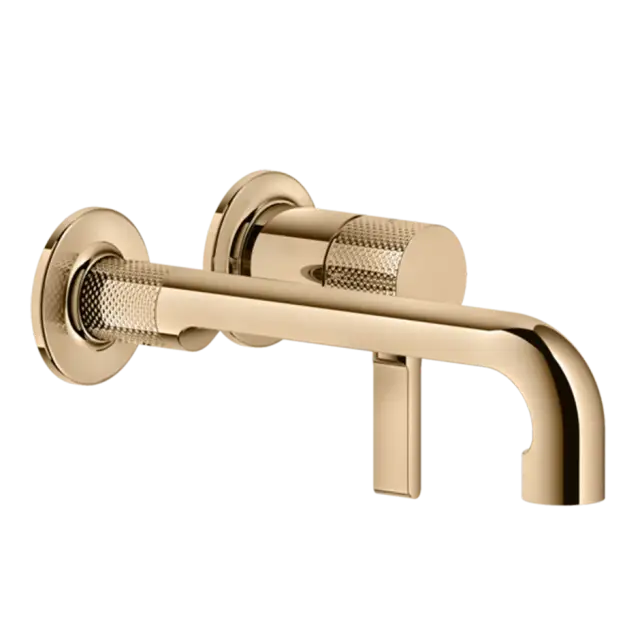 Смеситель для раковины Gessi INCISO 58088#735 Warm Bronze PVD