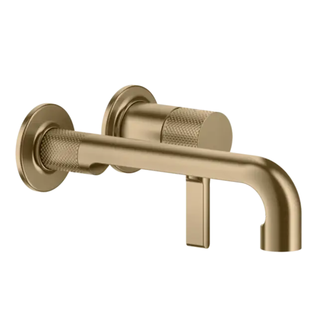 Смеситель для раковины Gessi INCISO 58088#726 Warm Bronze Brushed PVD