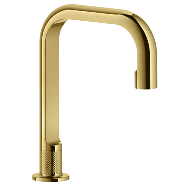 Смеситель для раковины Gessi INCISO 58023#246 золото PVD