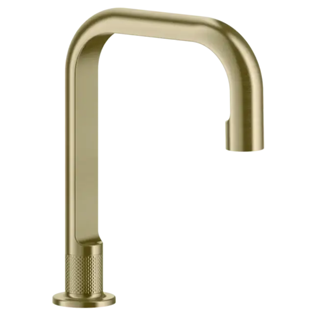 Смеситель для раковины Gessi INCISO 58023#727 цвет-браш.латунь PVD