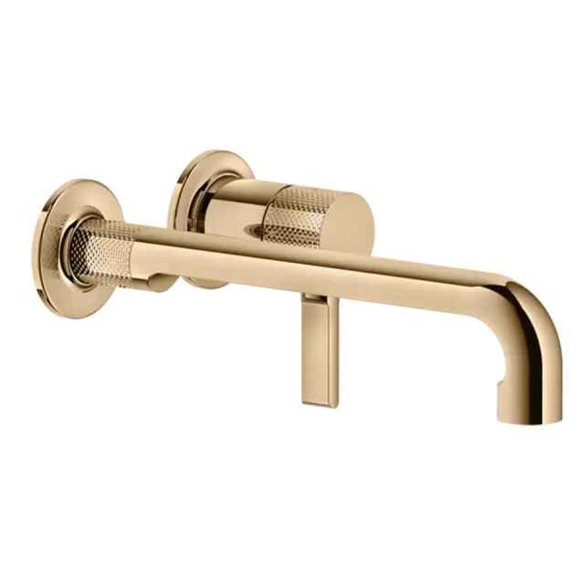 Смеситель для раковины Gessi INCISO 58089#735 Warm Bronze PVD