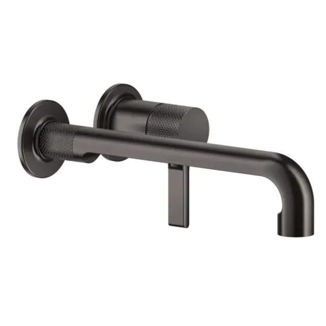 Смеситель для раковины Gessi INCISO 58089#707 Black Metal Brushed PVD