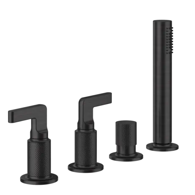 Смеситель для ванны Gessi INCISO 58043#187 состарен.бронза