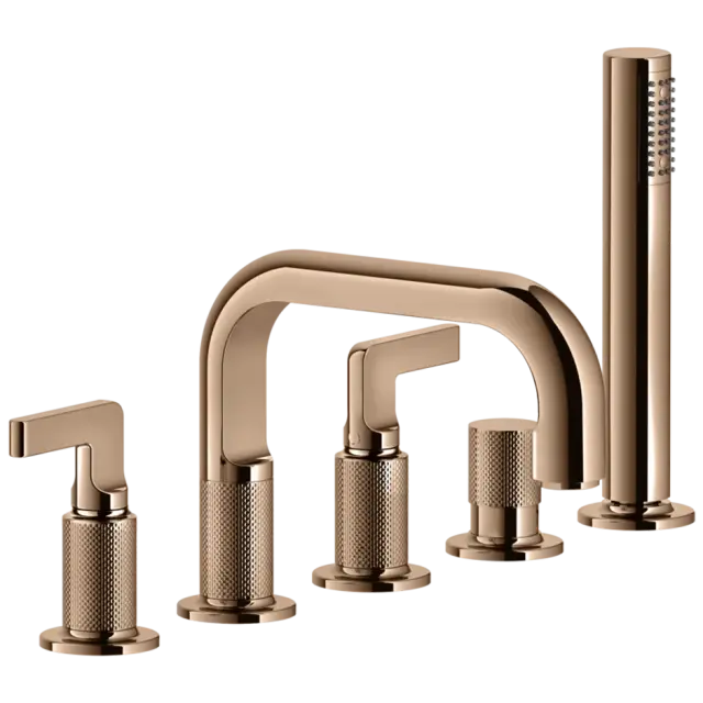 Смеситель для ванны Gessi INCISO 58040#030 Медный PVD