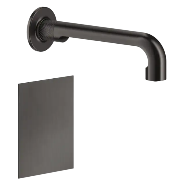 Смеситель для раковины Gessi INCISO 58105#707 Black Metal Brushed PVD