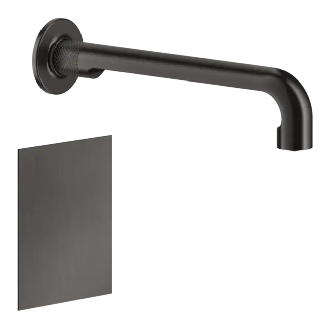 Смеситель для раковины Gessi INCISO 58107#707 Black Metal Brushed PVD
