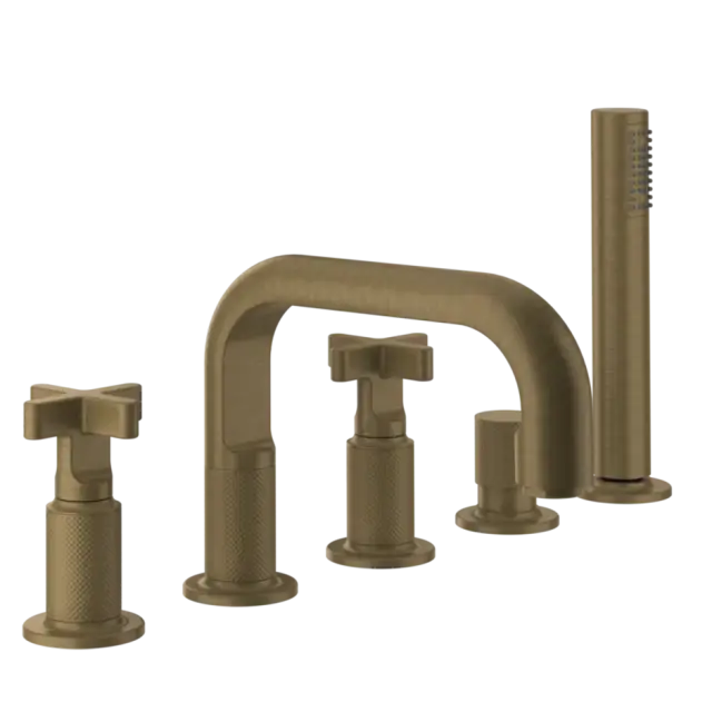 Смеситель для ванны Gessi INCISO 58140#713 античная латунь