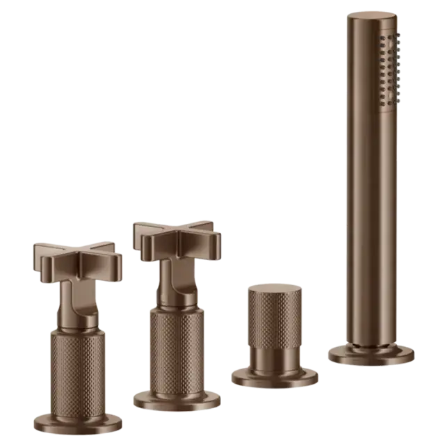 Смеситель для ванны Gessi INCISO 58143#708 браш.Медный PVD
