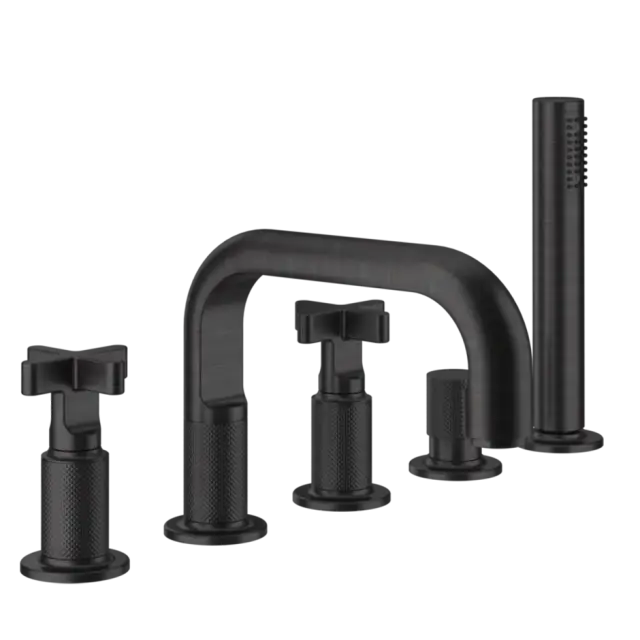 Смеситель для ванны Gessi INCISO 58140#187 состарен.бронза