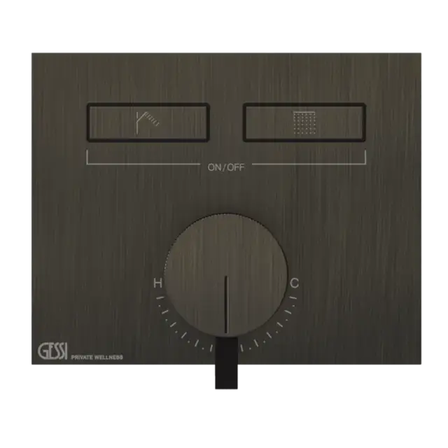 Смеситель для душа Gessi HI-FI 63079#187 состарен.бронза