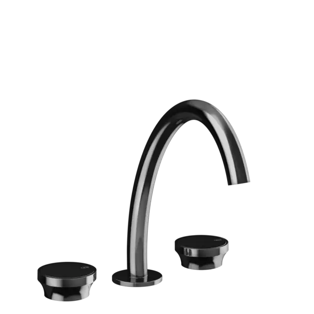 Смеситель для раковины Gessi ORIGINI 66014#706 Black Metal PVD