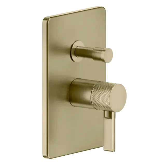 Смеситель для душа Gessi INCISO 58079#727 цвет-браш.латунь PVD