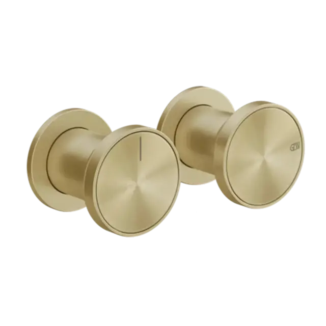 Смеситель для душа Gessi ORIGINI 66079#727 цвет-браш.латунь PVD