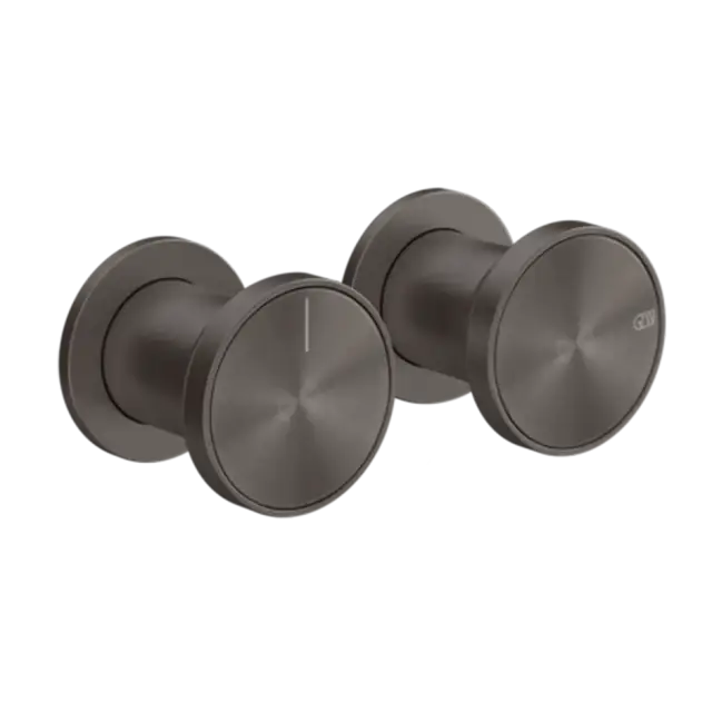 Смеситель для душа Gessi ORIGINI 66079#707 Black Metal Brushed PVD